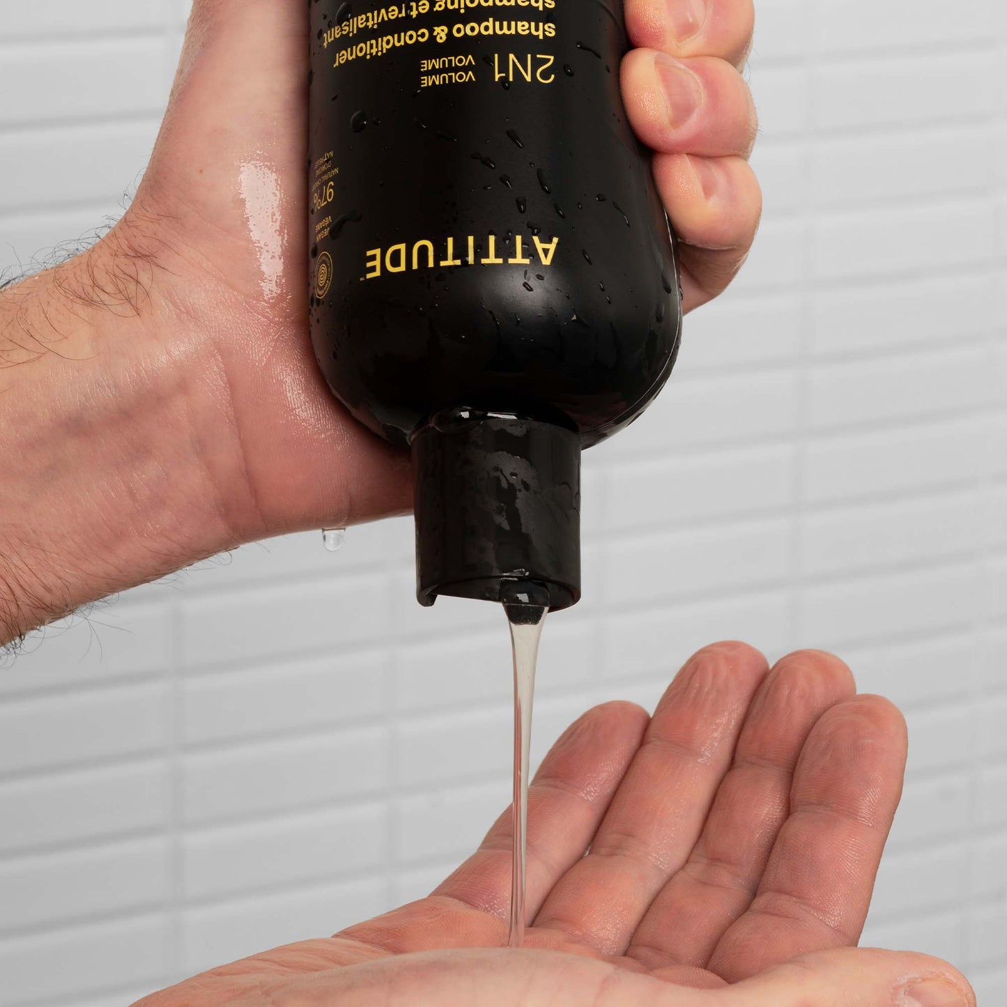 2-in-1 Men Shampoo & Conditioner Volumizing